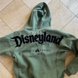 Green Disneyland zip up Hoodie S